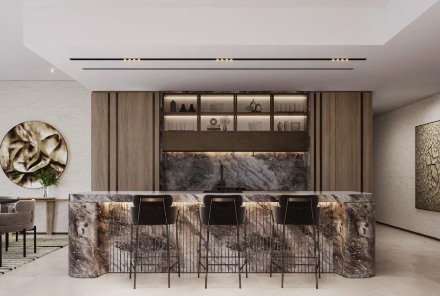 3 Bedroom + Study Townhouse (TH1) | LIV Waterside | Dubai Maritime City