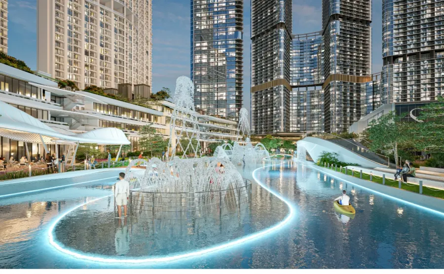 Elegant 1BR Apartment | Lagoon & Community View | Skyvue Spectra | AED 2.13M