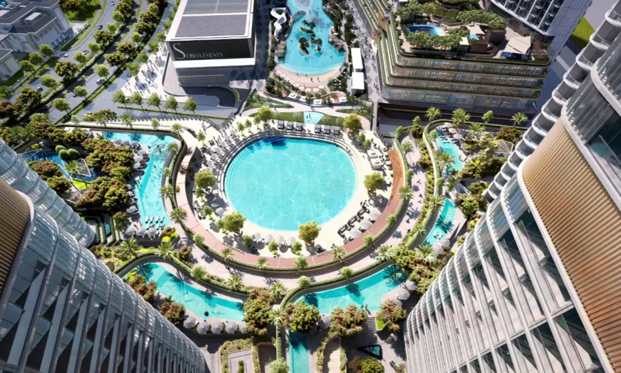 Modern 2BR Apartment with Lagoon Views | AED 3.19M | Skyvue Spectra by Sobha